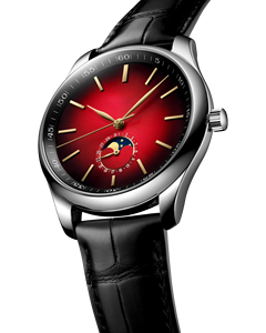 Montre mécanique automatique à phases de lune avec bracelet en cuir pour homme, style business décontracté, usage quotidien, Longinesing - Product Image 2