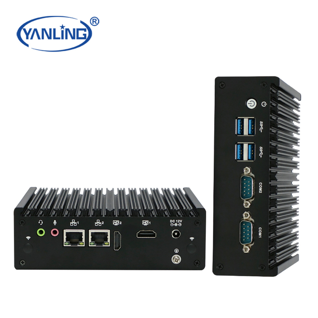 Linux Ubuntu Mini Desktop PC Win11 N5095 Fanless DDR4 RAM Supports 4K Full HD Display Mini Computer for AU US EU JP Plug Types