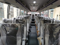 Nouvel inventaire de bus, autocar Daewoo de 49 places en stock, transport de passagers, année 2023, état neuf, moteur Yuchai 310 CV, conduite à gauche