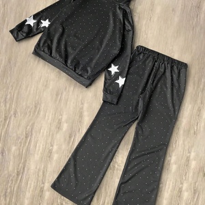 ชุดวอร์มวินเทจแบบซิป ยี่ห้อ Custom Manufacturer ลวดลายทำสีแบบ Distressed Acid Wash พร้อมปักลาย Applique และแพทช์  สำหรับผู้ชาย - Product Image 2