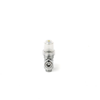 Vanne filtrante à bille magnétique transparente Zhejiang Huibo en laiton, à commande manuelle, ouverture de tamis 800 µm, débit d'eau 0,65 L/s, port 1/2, 3 entrées