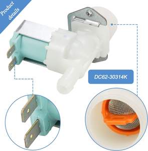 Juego de Válvulas de Agua Fría y Caliente para Lavadora ABS <span class=keywords><strong>DR</strong></span> DC62-30312J/30314K/30314H/AP4204535, Repuesto para Kenmore/Samsung 1810145 - Product Image 6