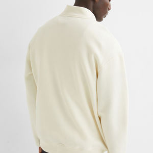 Dernier modèle Sweatshirts à capuche en molleton 100% coton d'hiver à fermeture éclair pour hommes Sweatshirts de haute qualité chauds et écologiques respirants Streetwear - Product Image 5