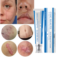 Gel Réparateur Rapide pour Cicatrices d'Acné et Vergetures, Crème Anti-Vergetures et Cicatrices pour le Corps et le Visage, Effet Raffermissant Post-Abdominoplastie
