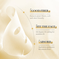 SADEOR Masque Réparateur Hydratant et Apaisant pour le Visage à l'Essence d'Or 24K Modèle N° SD51032 Emballage Sachet Commerce Extérieur Transfrontalier