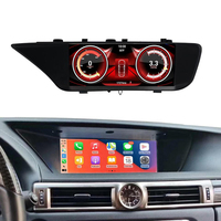 Reproductor de DVD para Auto de 8 Núcleos, Pantalla de 12.3'', Radio, Mirror Link, Navegación, Unidad Principal Android, Pantalla de Repuesto para Lexus GS 350 300 GS300