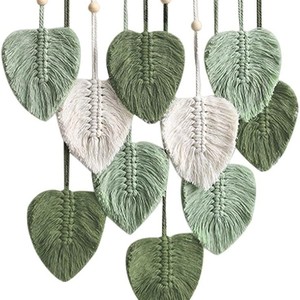 <span class=keywords><strong>Tapisserie</strong></span> murale triangulaire en coton tissé à la main de style bohème nordique pour la décoration de la chambre à coucher et de la chambre d'enfant - Product Image 5