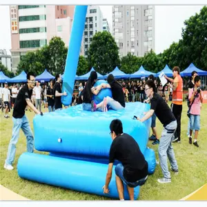 Réservoir gonflable Team Building Round Flip It Rolling Jeu de sport à vendre pour enfants et adultes