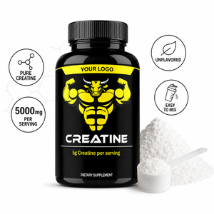 Cápsulas de Creatina Monohidrato, 60 <span class=keywords><strong>Pastillas</strong></span>, Potenciador Muscular, Suplemento <span class=keywords><strong>para</strong></span> Entrenamiento, Sin Azúcar, Refuerzo Inmunológico <span class=keywords><strong>para</strong></span> Fisicoculturismo y Fitness - Product Image 4