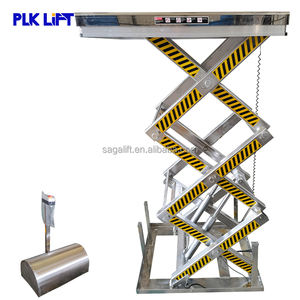 Minimesa elevadora de tijera hidráulica eléctrica Plataformas de aluminio - Product Image 5