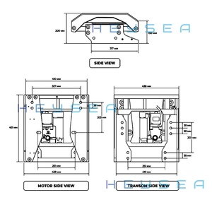 Nouvel élévateur électrique puissant Heysea et inclinaison avancée pour la rénovation/amélioration des moteurs <span class=keywords><strong>hors</strong></span>-<span class=keywords><strong>bord</strong></span> 4 temps - Product Image 4