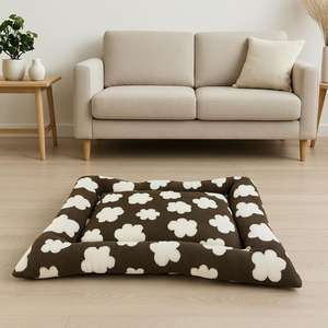 Cuccia per Animali Yommy Design Nuvola Blu Grigio Marrone 3 Misure M L XL Morbida e Confortevole per Cani e Gatti - Product Image 6