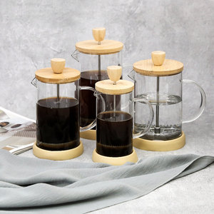 Vente directe d'usine, presse à café <span class=keywords><strong>vintage</strong></span> française, prix compétitif, fabrication chinoise, presse à café en borosilicate - Product Image 3