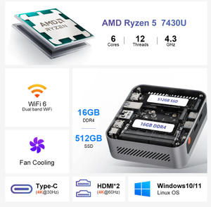 Mini PC Ninkear M7 en Oferta, AMD Ryzen 5 7430U 6C12T, 16GB DDR4, 512GB SSD, Silencioso (38dB), Pantalla 4K, WiFi6, Windows 11 Pro, para Oficina y Juegos - Product Image 2