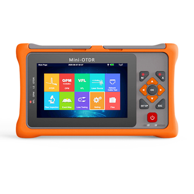 Hot Selling Handheld Otdr 24/22dB Ftth Fiber Optic Equipment Mini Smart Otdr FFS1100 Pon Otdr 1310/1550nm Fiber Tester Tool