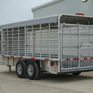 Remolque para Ganado Stonegate de 2 Ejes, Económico, con Pared Lateral Desmontable y Rampa para el Transporte de Ganado Vacuno, Ovino, Equino, Vacas y Cerdos - Product Image 1