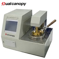 Aparato eléctrico de punto de ininflamabilidad Dualcanopy Pensky-Martens con diagrama, probador de punto de ininflamabilidad en recipiente cerrado Cleveland Abel para aceite