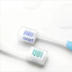 अभिनव 360 डिग्री साफ डिजाइन orthodontic टूथब्रश के साथ फैक्टरी थोक वयस्क नरम टूथब्रश लोगो 1 पीसी