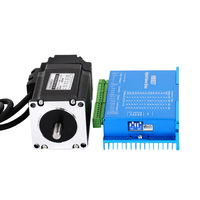 Pièces CNC 4 axes moteur en boucle fermée Nema23 57x76mm 2,2 nm 3,5 a système en boucle fermée Servo Drive HBS57H MACH3 Board Nema23 kit