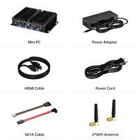 PC Industrial Sin Ventilador Intel Core I3 I5 I7, Mini PC Industrial con 2COM 6COM, Doble Intel I211 LAN, VGA, HDMI para Automatización