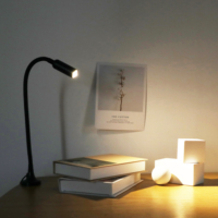 Erp Ce Rohs Leher Angsa Fleksibel Led Mesin Jahit Dasar Magnetik Lampu Meja Belajar Membaca Belajar Bekerja Malam