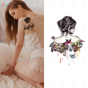 Tatuajes Temporales Ecológicos y No Tóxicos para Hombres y Mujeres, Arte Corporal, <span class=keywords><strong>Media</strong></span> Manga, <span class=keywords><strong>Pierna</strong></span>, Tribal, Falsos, Impermeables, Adhesivos - Product Image 1