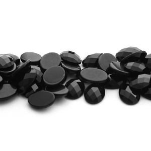 قوانغتشو الحرف اليدوية الأزياء رمادي طبيعي العقيق البيضاوي الأسود حلقة نمط روز قطع - Product Image 2