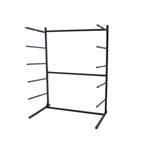 Support de rangement pour planche de surf autoportant en acier avec revêtement en poudre noir, support pour wakeboard, présentoir pour <span class=keywords><strong>kayak</strong></span> pour magasin de plage - Product Image 3