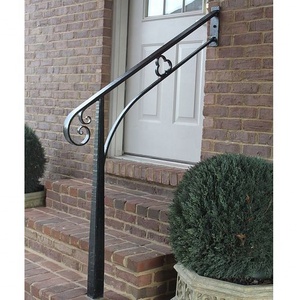 French-Style Iron <strong>Handrail</strong> <strong>for</strong> Outdoor <strong>Steps</strong> &amp; Interior Stair Railings - Product Image 4