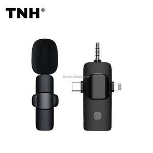 Tnh LM-K15 Micro Không Dây 2 Trong 1 Tự Động Kết Nối Điện Thoại Micro Không Dây Cho Dạy Phỏng Vấn Phát Trực Tiếp Cuộc Họp <span class=keywords><strong>Vlogging</strong></span> - Product Image 1