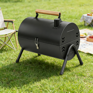 Parrilla Portátil <span class=keywords><strong>de</strong></span> <span class=keywords><strong>Carbón</strong></span> Tipo Barril T1, Parrilla <span class=keywords><strong>de</strong></span> <span class=keywords><strong>Carbón</strong></span> <span class=keywords><strong>para</strong></span> Exteriores <span class=keywords><strong>para</strong></span> Restaurante, Parrilla <span class=keywords><strong>de</strong></span> <span class=keywords><strong>Carbón</strong></span> <span class=keywords><strong>de</strong></span> Acero Inoxidable con Tapa en Venta - Product Image 1