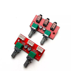Taidacent Répartiteur de signal audio passif, Hub AUX, Sélecteur de signal, Distributeur, Commutateur de source audio 1 entrée <span class=keywords><strong>2</strong></span>/4 sorties avec bouton de volume - Product Image 2