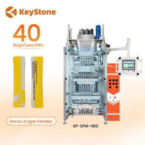 Máquina Automática de Envasado de Sobres de Polvo en Barra de Múltiples Carriles, Máquina de Envasado de Café en Barra 2 en 1, Máquina de Envasado de Café en Barra 3 en 1 - Product Image 1