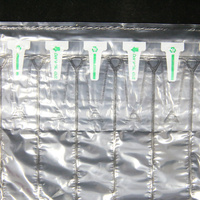 Emballage de protection gonflable écologique en plastique pour articles fragiles, imperméable, flexible, en forme personnalisée, rouleau de colonne d'air