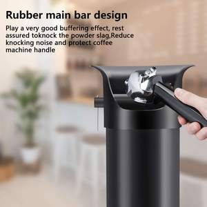 Caja de desechos comercial para barista de espresso, tipo pedestal, con bolsas de basura y toallas - Product Image 3