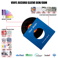 Pochettes personnalisées pour disques vinyles, étanches, antichoc, 12, 10, 7 pouces, anti-poussière, pour rangement d'albums à domicile, sacs de protection durables pour disques
