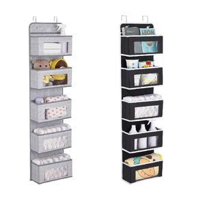 Custom Size Hanging Wall Organizer - 5 Transparent Pockets for Sundries/Magazine/Toiletries - Product Image 2