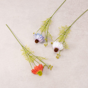 Elegantes Flores Artificiales de Seda de Un Solo Tallo, Tipo Coneflower, SGJ-781, para Arreglos Florales en Bodas, Fiestas, Hoteles, Vestíbulos, Patios y Cercas - Product Image 3