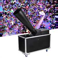 3000W grand arc-en-ciel effet CO2 confettis Machine DMX contrôlé couleur papier confettis souffleur pour scène Performance mariage