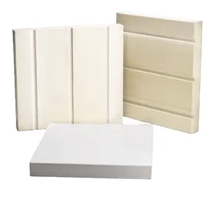 Torne Waterproof Durable PVC mouldings Porta Jamb White Vinyl WPC Flat Jamb para a decoração da casa