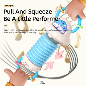 Mini accordéon musical artificiel pour bébé, jouet pour enfants, débutant pour la petite <span class=keywords><strong>enfance</strong></span>, instrumentiste joue du <span class=keywords><strong>piano</strong></span>, fille et garçon - Product Image 3