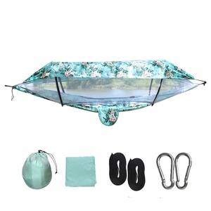 Parasol Dormir Balançoire Confort Portable Parachute <span class=keywords><strong>Camping</strong></span> En Plein Air Camper Hamacs avec Moustiquaire Couverture - Product Image 5