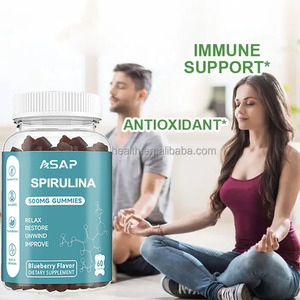 Bienfaits pour la santé spiruline chlorella Gummy gommes minces à la spiruline pour stimuler le système immunitaire - Product Image 2