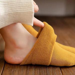 沃威冬季男女通用多色模糊保暖棉袜羊毛加厚室内户外男女袜子 - Product Image 2