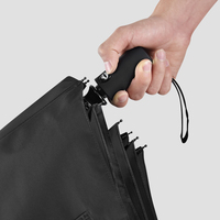 Fournisseur de Parapluie Pliant Automatique Compact Imperméable pour Voyage Extérieur Portable Personnalisé Traditionnel Trois Plis avec Logo