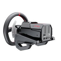 Volant de jeu PXN-V10 Pro avec retour de force à 900 degrés et vibrations pour Xbox One Series S/X, PS4, PC, avec pédale et levier de vitesses