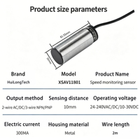 Capteur de proximité inductif NPN/PNP XSAV12373 XSAV11801 XSAV12801, distance de détection 10 mm, AC/DC, pour détection de rotation d'engrenages M30