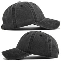 Gorra de Béisbol Vintage con Visera Curva, de Algodón Lavado con Pigmentos, Personalizable con Logotipo, para Deportes al Aire Libre, para Hombre y Mujer, JFB3