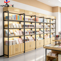 Vitrine murale personnalisée avec logo, armoire de rangement inférieure verrouillable pour produits de beauté, cosmétiques, présentoir mural pour la vente au détail