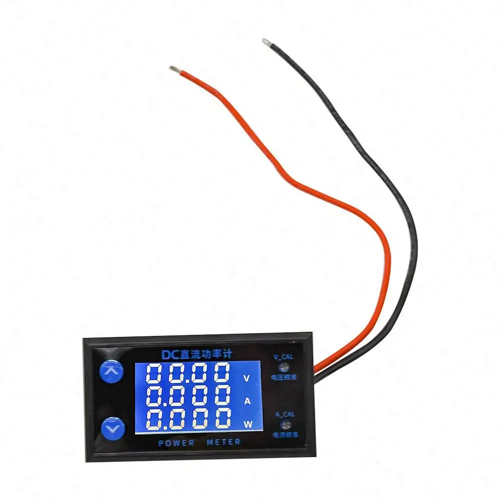 DC 0-200v aralığı 10A LCD 4-Bit yüksek hassasiyetli opsiyonel gerilim akım güç enerji ölçer dijital voltmetre ampermetre